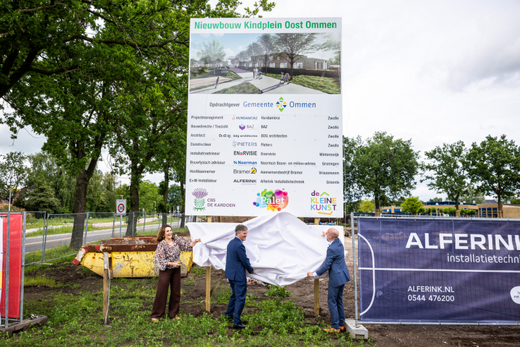 Nieuwbouw Kindplein Oost in Ommen officieel gestart